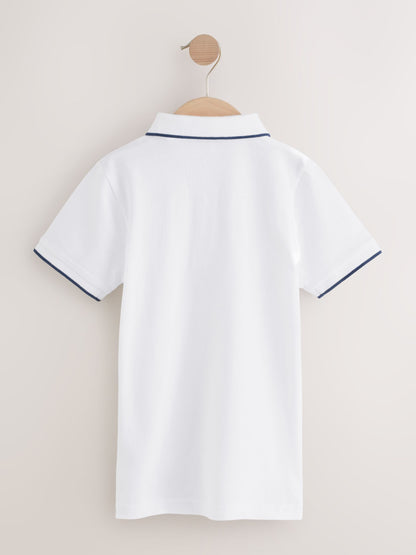 Dsiney Kidz - Stag White Short Sleeve Polo Shirt (3-16yrs) image 2