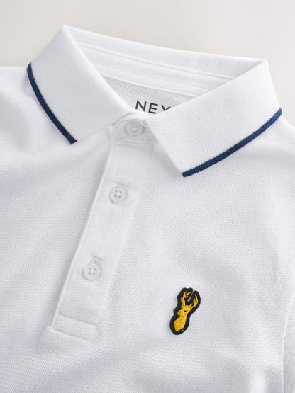 Dsiney Kidz - Stag White Short Sleeve Polo Shirt (3-16yrs) image 3
