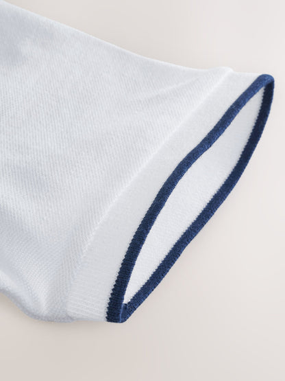 Dsiney Kidz - Stag White Short Sleeve Polo Shirt (3-16yrs) image 4
