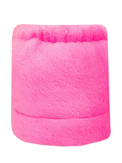Character Pink Barbie Fleece Slippers image 5