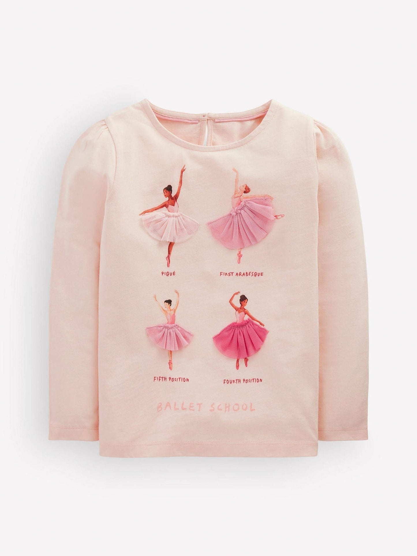 Dsiney Kidz - Boden Pink Puff Sleeve Appliqué  T-Shirt image 1