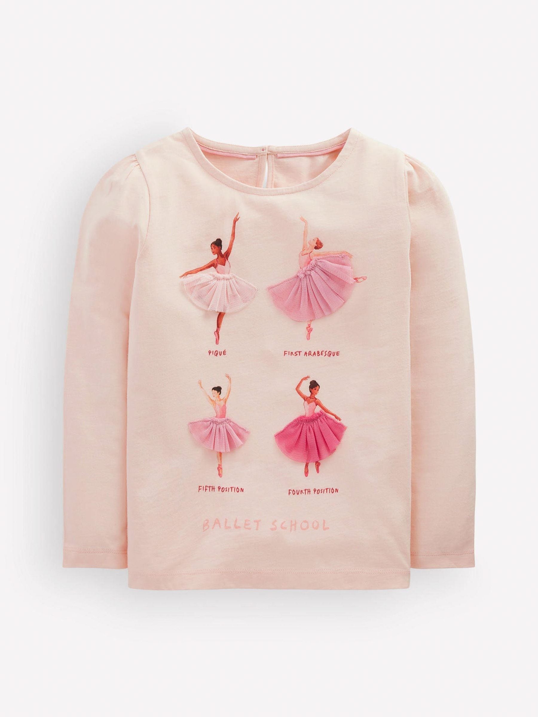 Dsiney Kidz - Boden Pink Puff Sleeve Appliqué  T-Shirt image 1