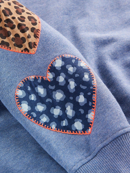Dsiney Kidz - Boden Blue Ami Relaxed Sweatshirt Dress image 3