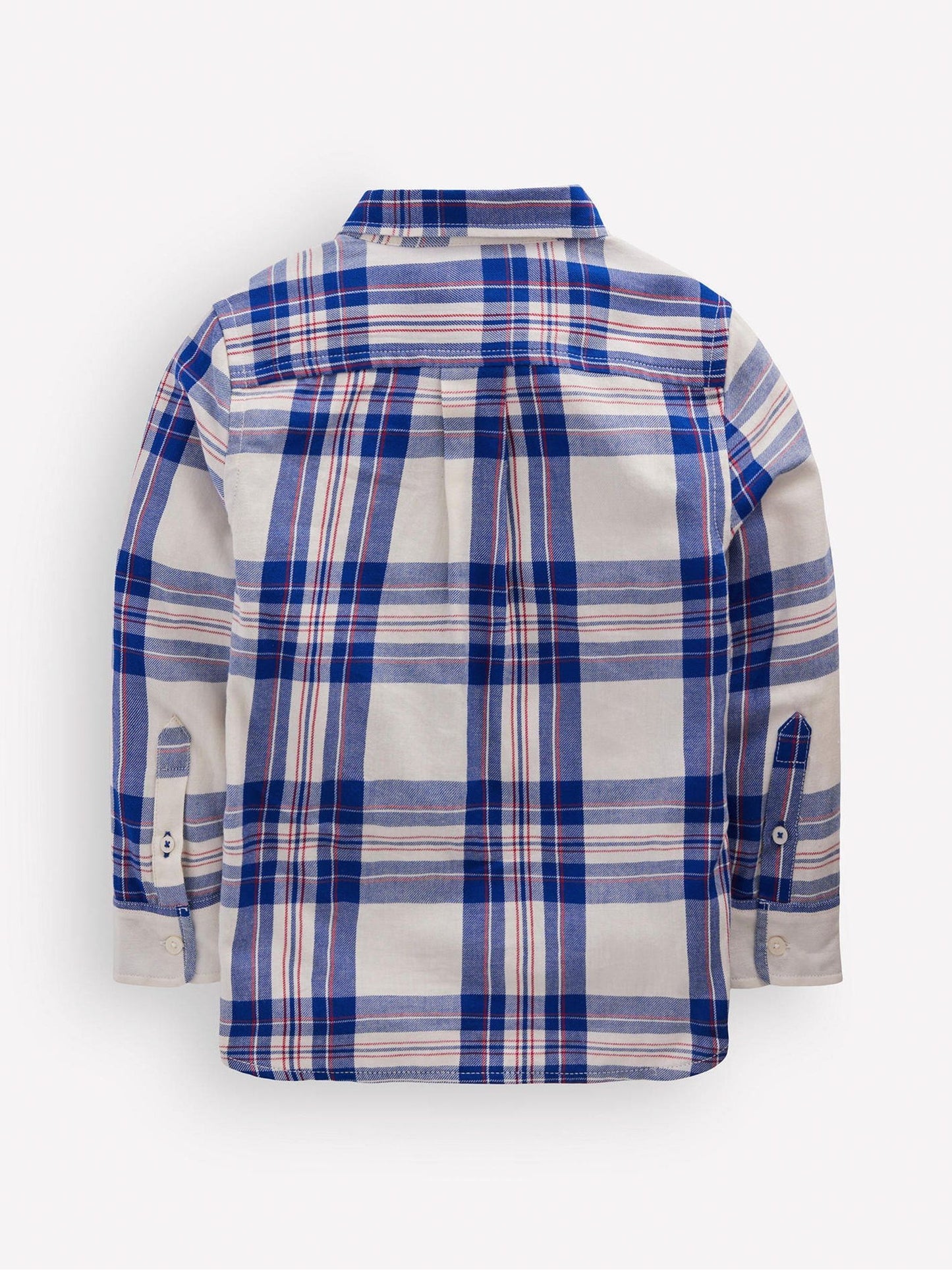 Dsiney Kidz - Boden Blue Cosy Cotton Check Shirt image 2