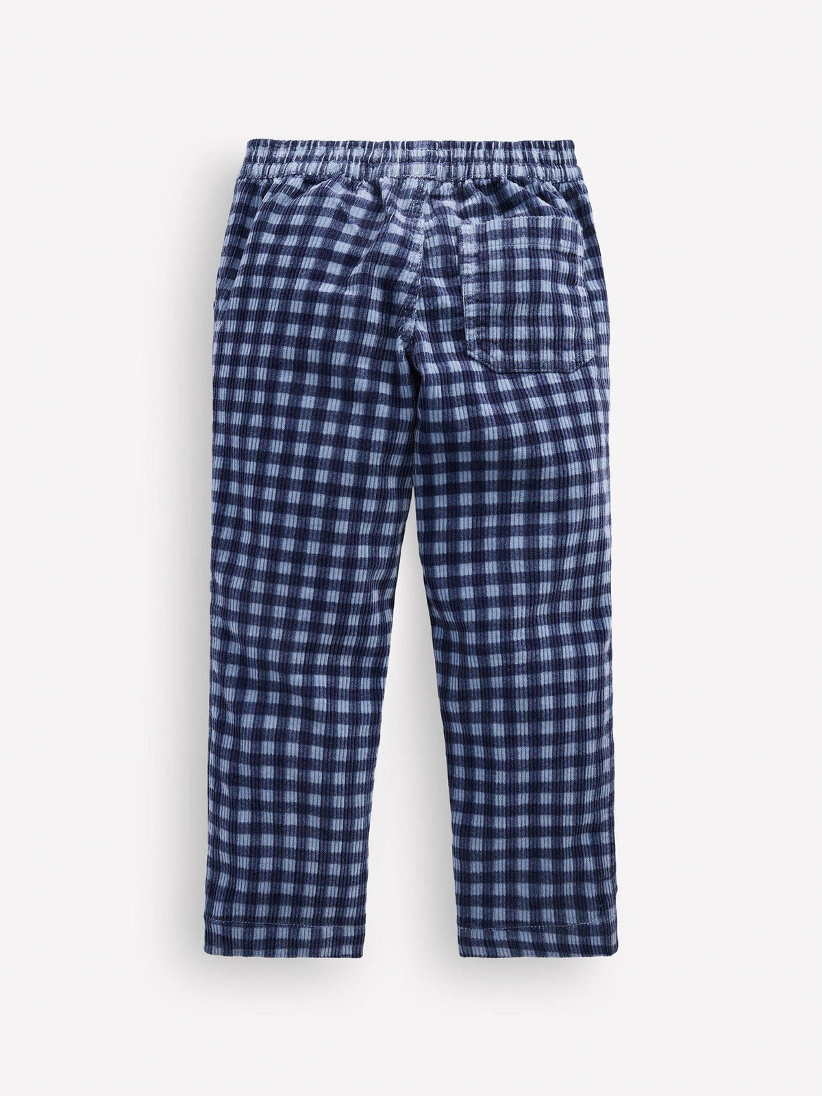 Dsiney Kidz - Boden Blue Check Pull-on Cord Trousers image 2