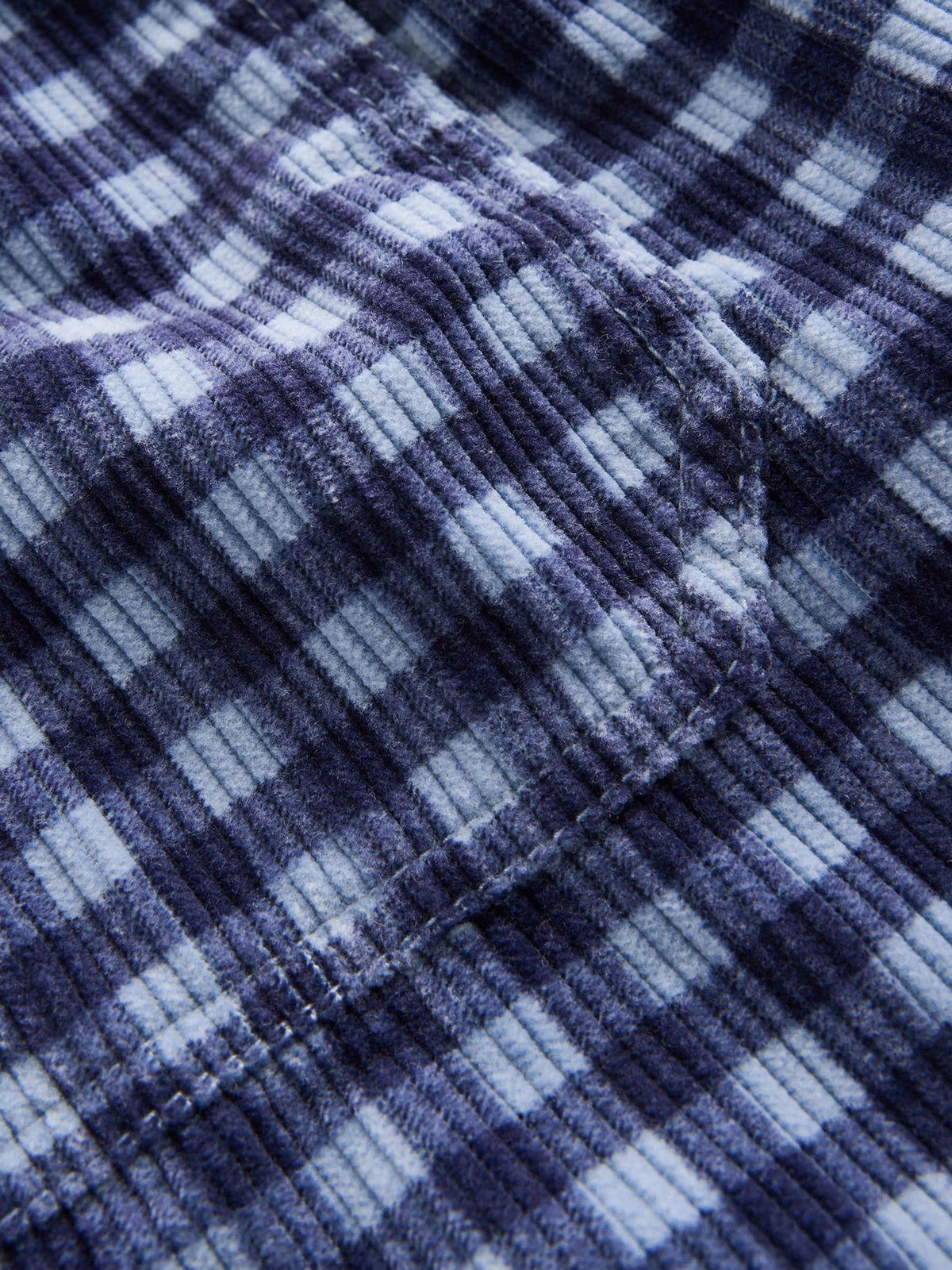 Dsiney Kidz - Boden Blue Check Pull-on Cord Trousers image 3