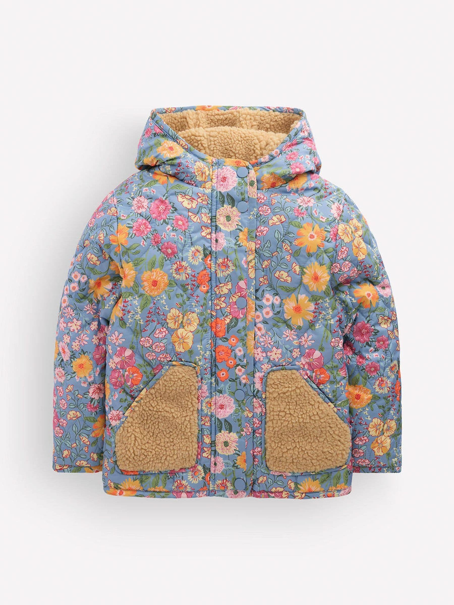 Dsiney Kidz - Boden Blue Borg Padded Jacket image 1