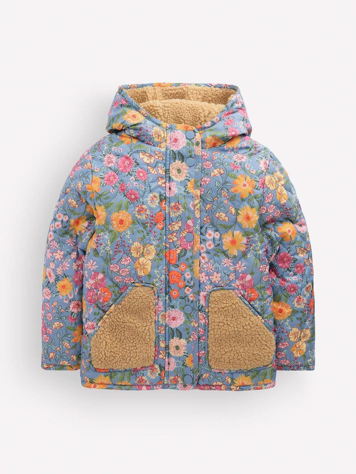 Dsiney Kidz - Boden Blue Borg Padded Jacket image 1