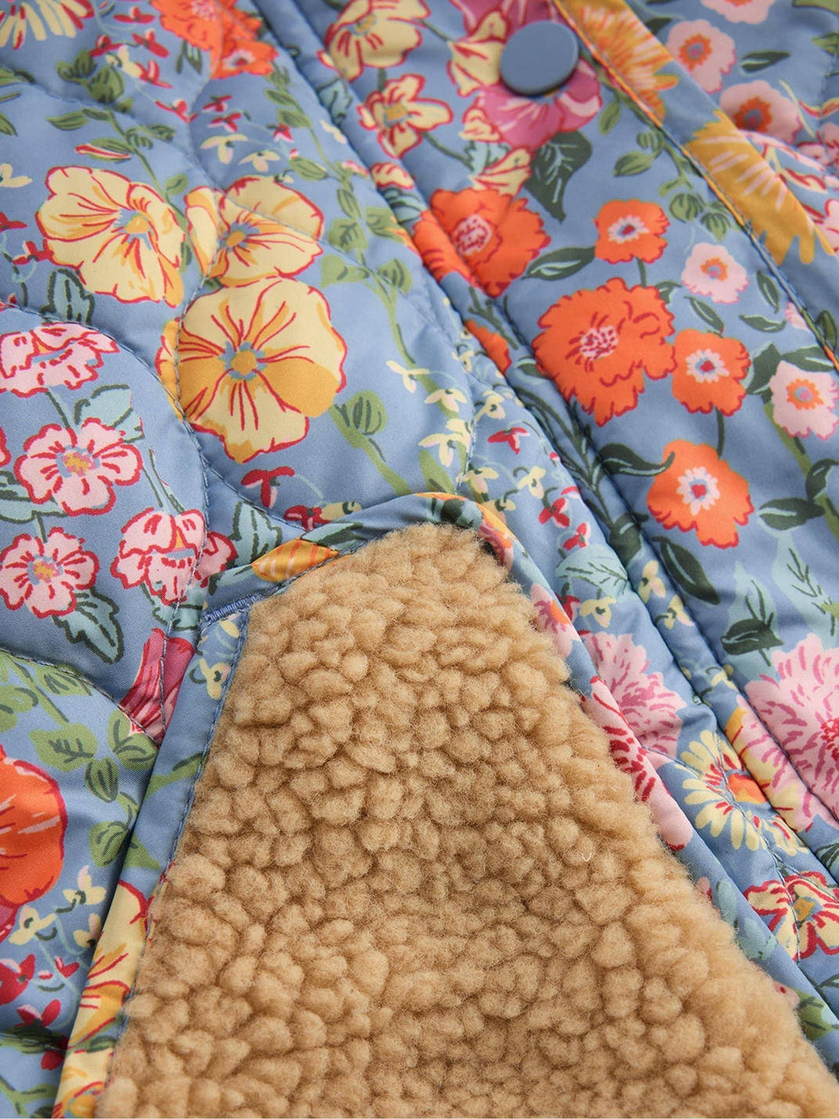 Dsiney Kidz - Boden Blue Floral Padded Coat image 3
