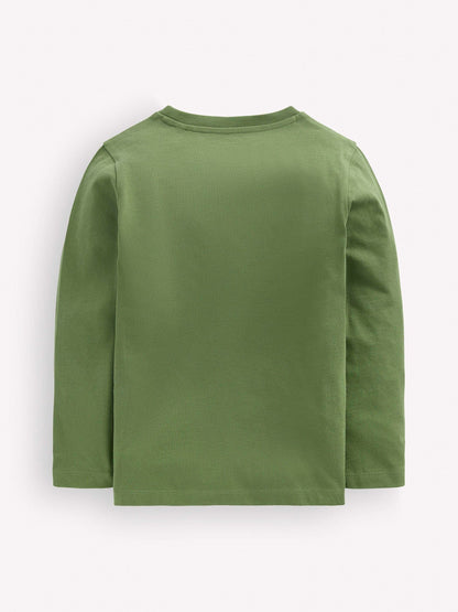 Dsiney Kidz - Boden Green Linear Stitch T-Shirt image 3