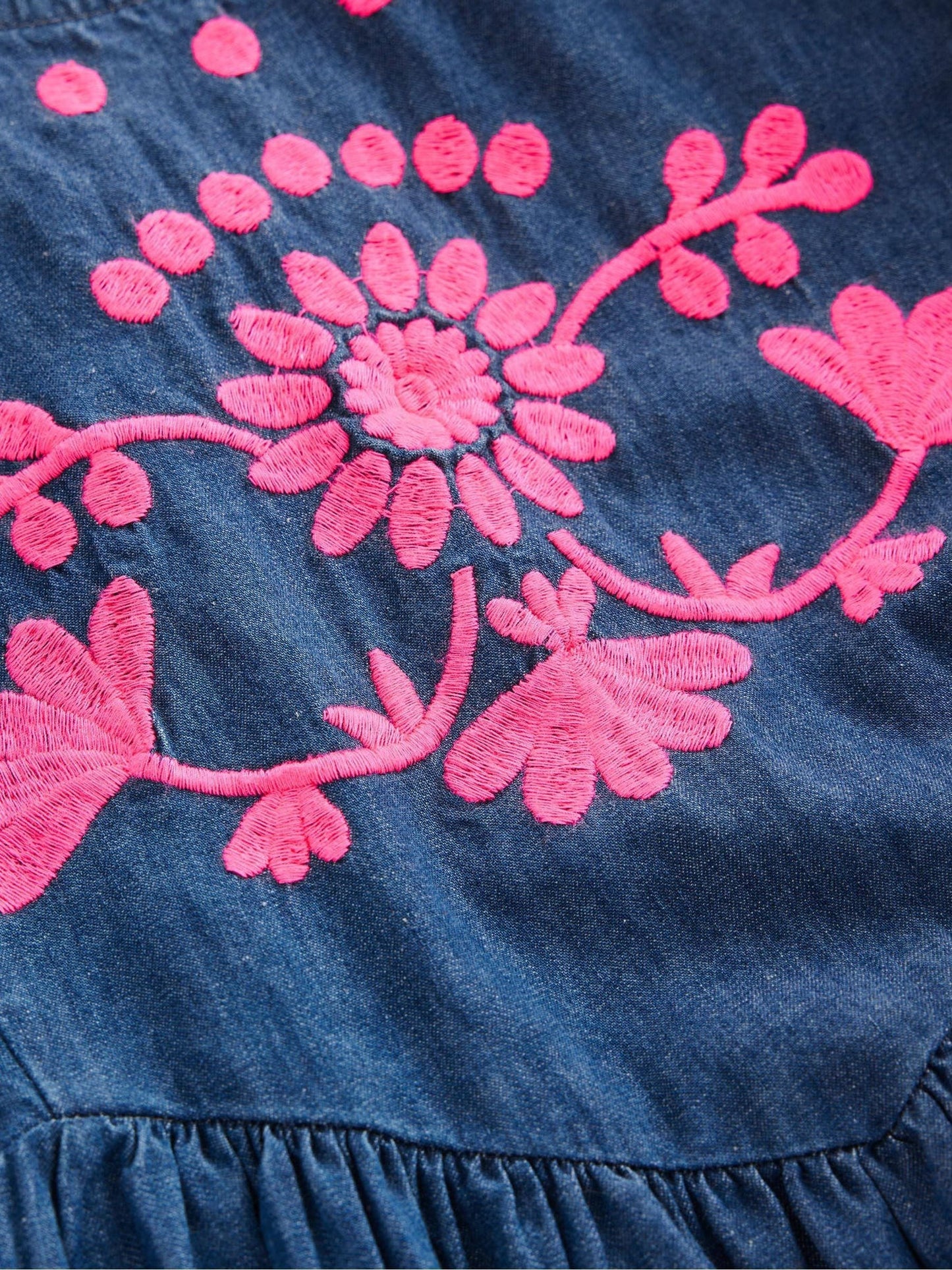 Dsiney Kidz - Boden Blue Celia Wing Sleeve Dress image 3
