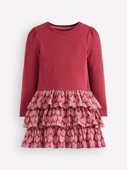 Dsiney Kidz - Boden Red Cora Jersey Ra Dress image 1