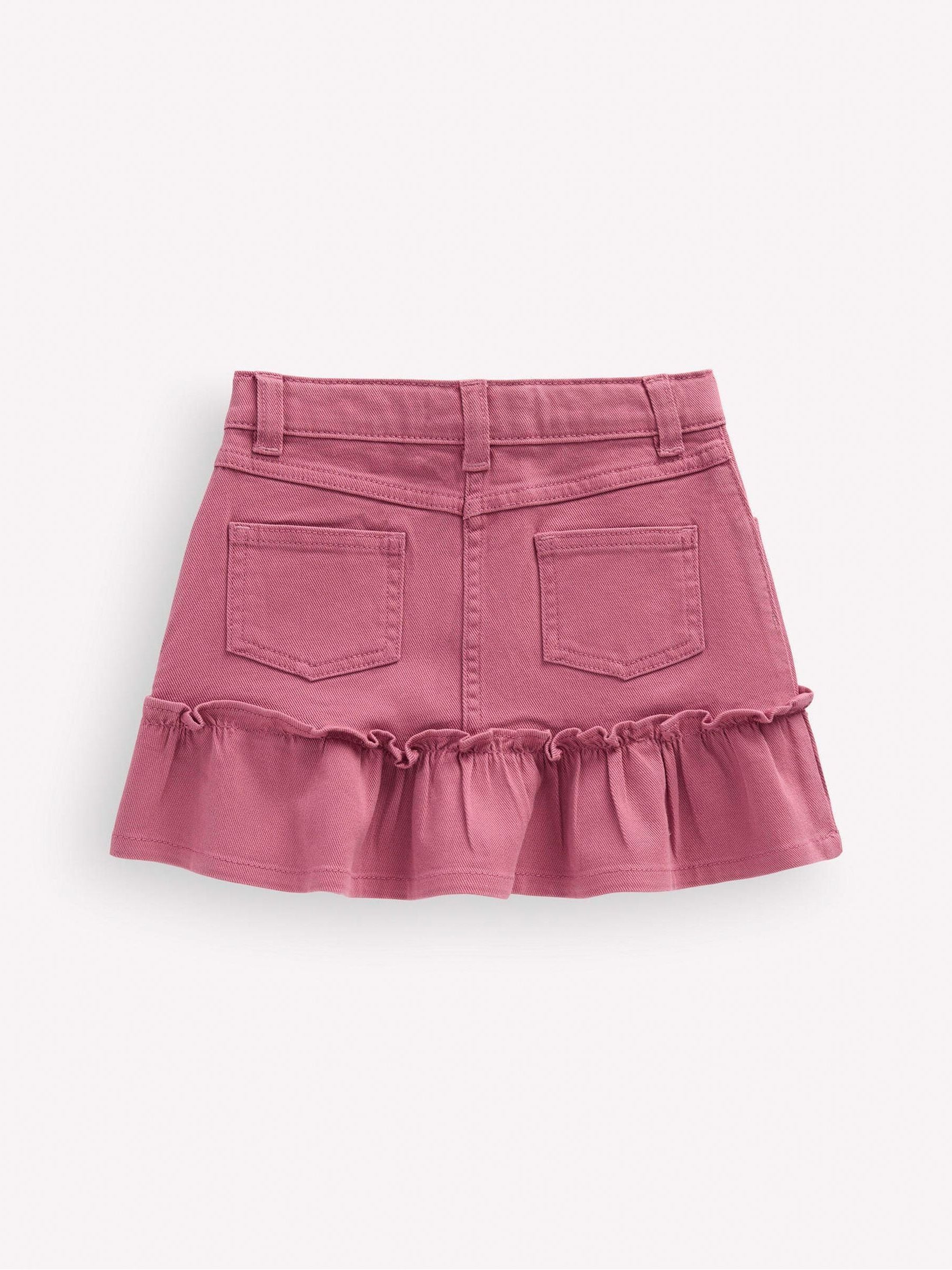 Dsiney Kidz - Boden Pink Frill Hem Denim Skirt image 2