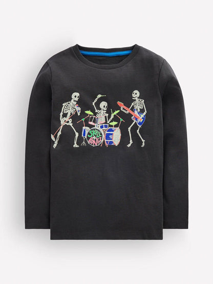 Dsiney Kidz - Boden Grey Long Sleeve Glow T-Shirt image 1