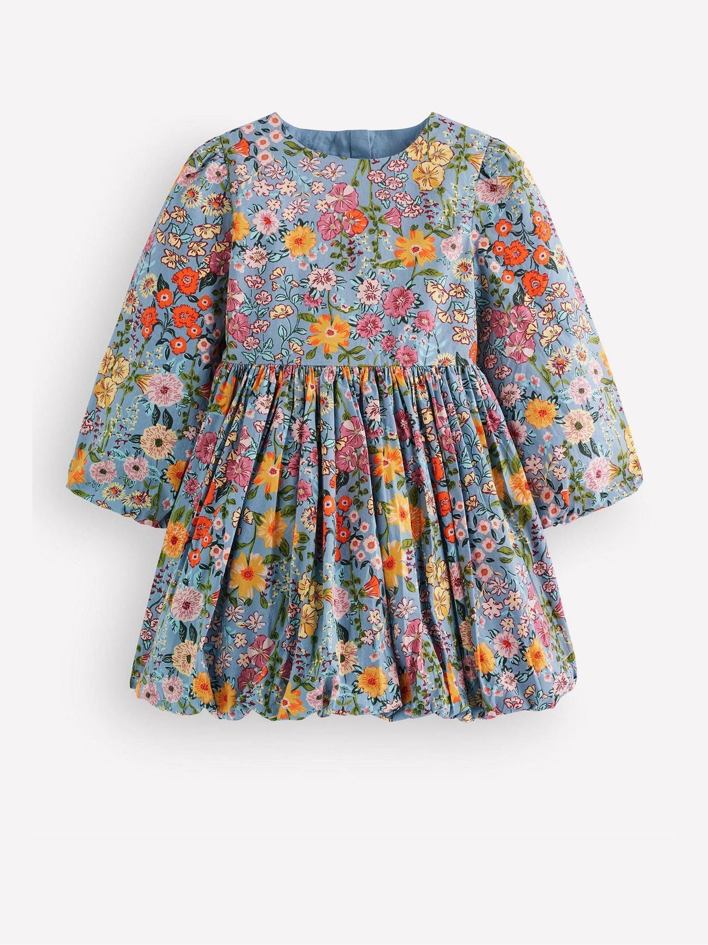 Dsiney Kidz - Boden Pink Long Sleeve Bubble Hem Dress image 1