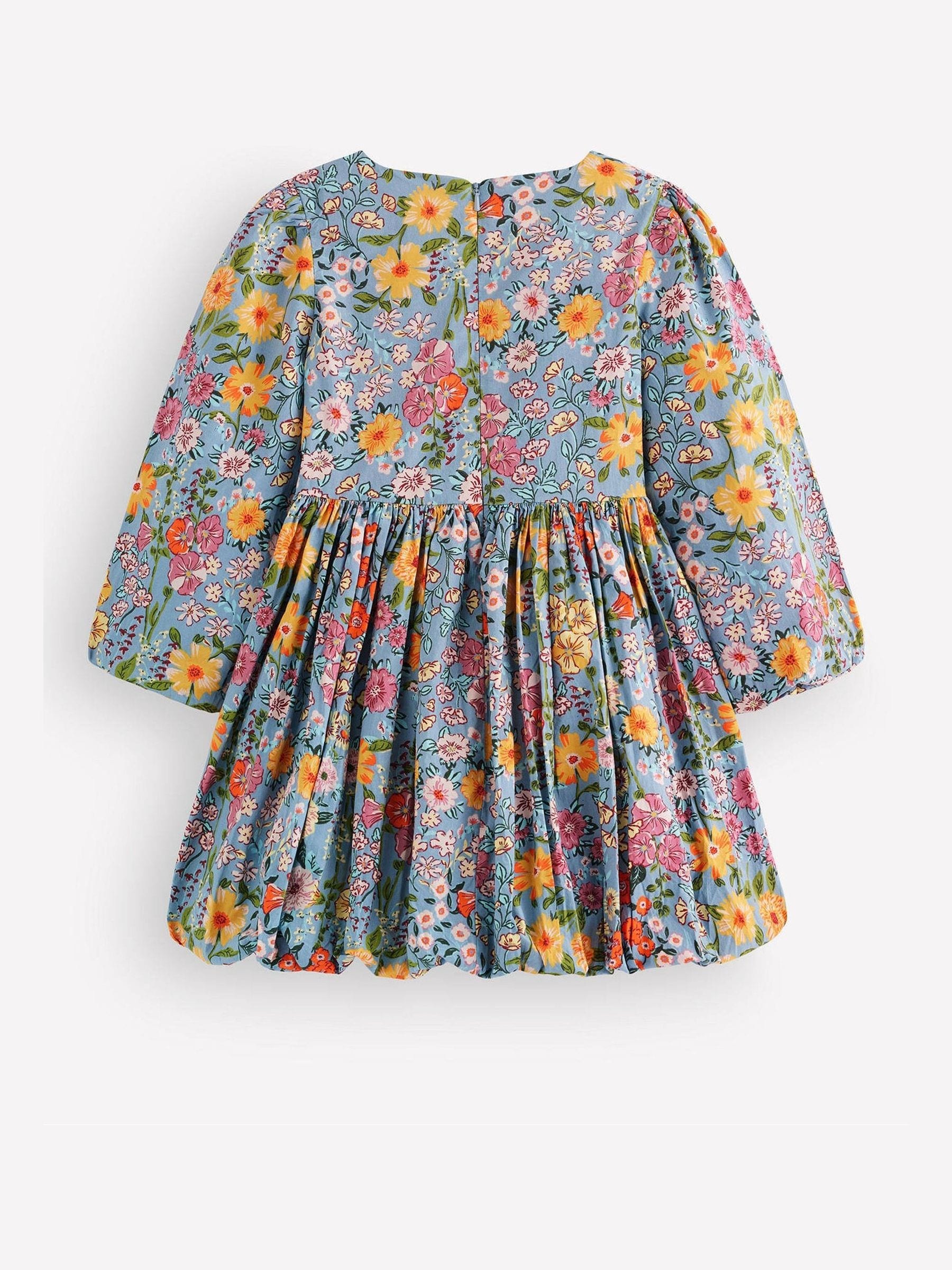 Dsiney Kidz - Boden Pink Long Sleeve Bubble Hem Dress image 2