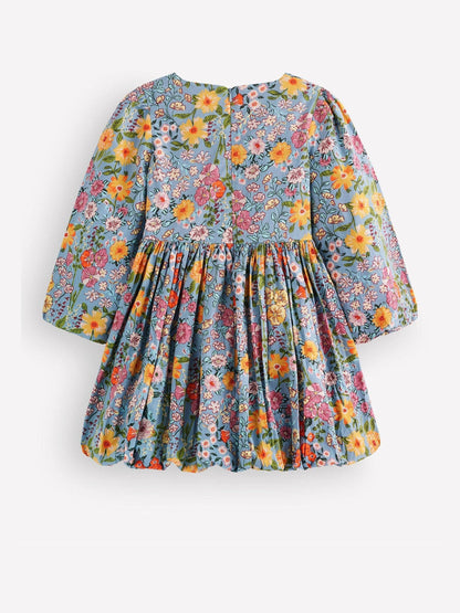 Dsiney Kidz - Boden Pink Long Sleeve Bubble Hem Dress image 2