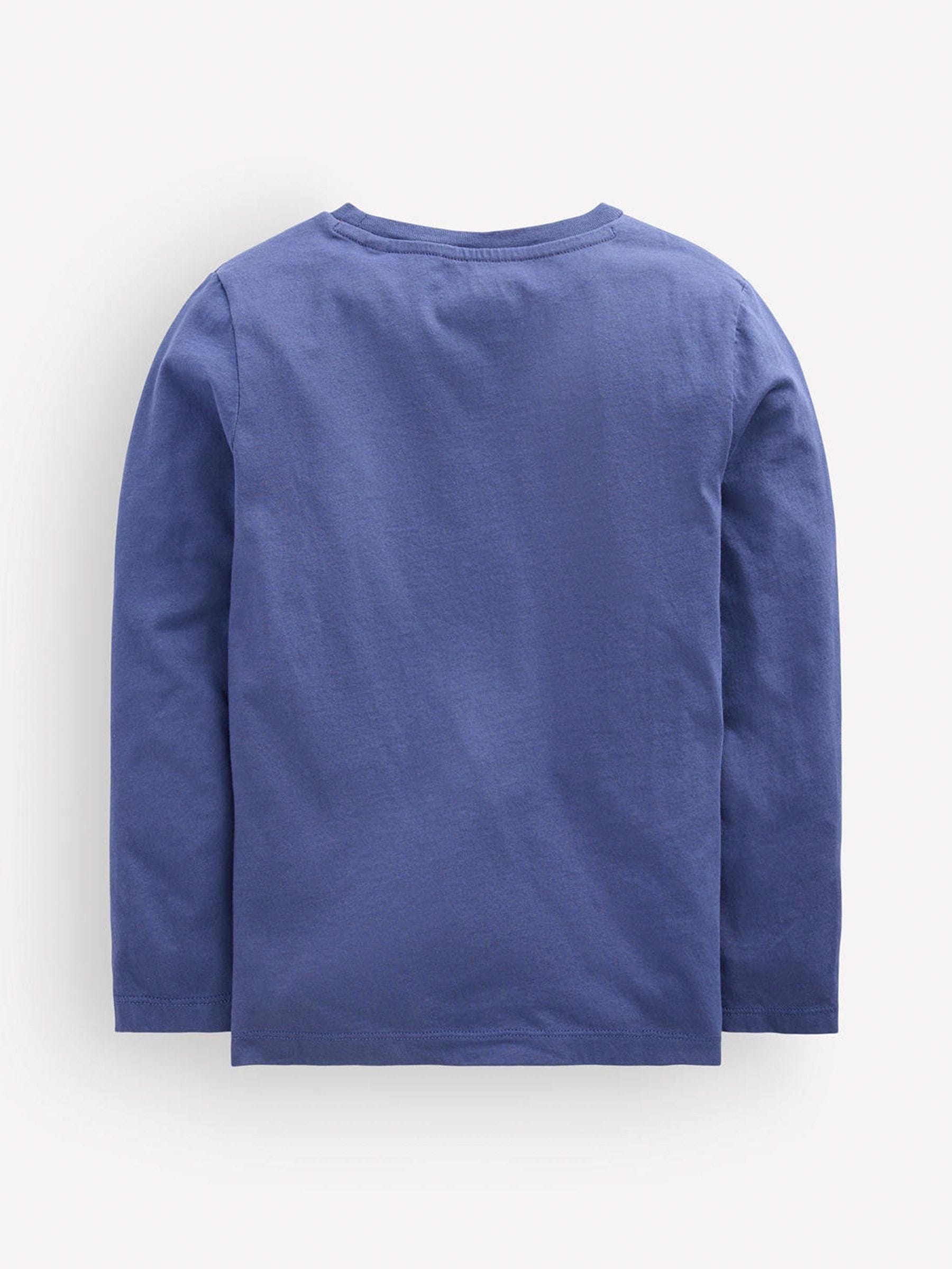 Dsiney Kidz - Boden Blue Halloween Glow Appliqué T-Shirt image 3