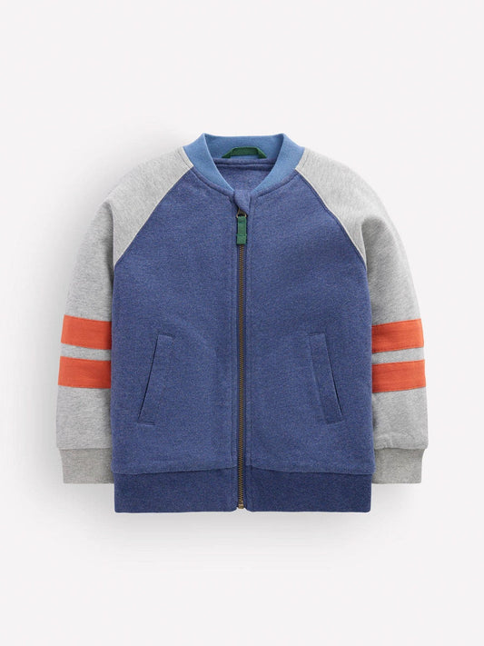 Dsiney Kidz - Boden Blue Fleece Lined Bomber Jacket image 1