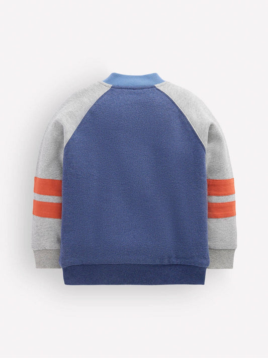 Dsiney Kidz - Boden Blue Fleece Lined Bomber Jacket image 2