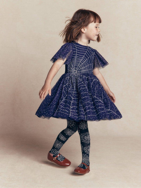 Dsiney Kidz - Boden Blue Halloween Appliqué Tulle Dress image 1