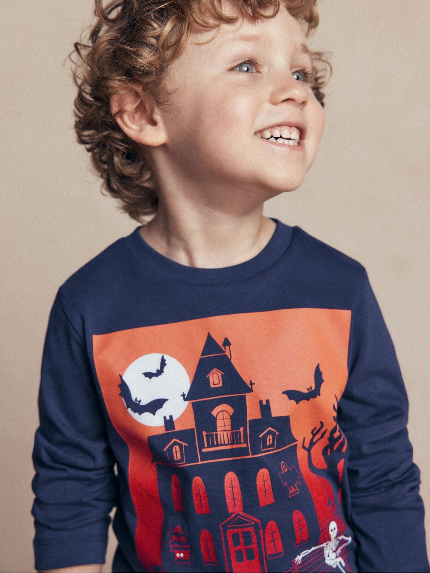 Dsiney Kidz - Boden Blue Long Sleeve Glow T-Shirt image 2