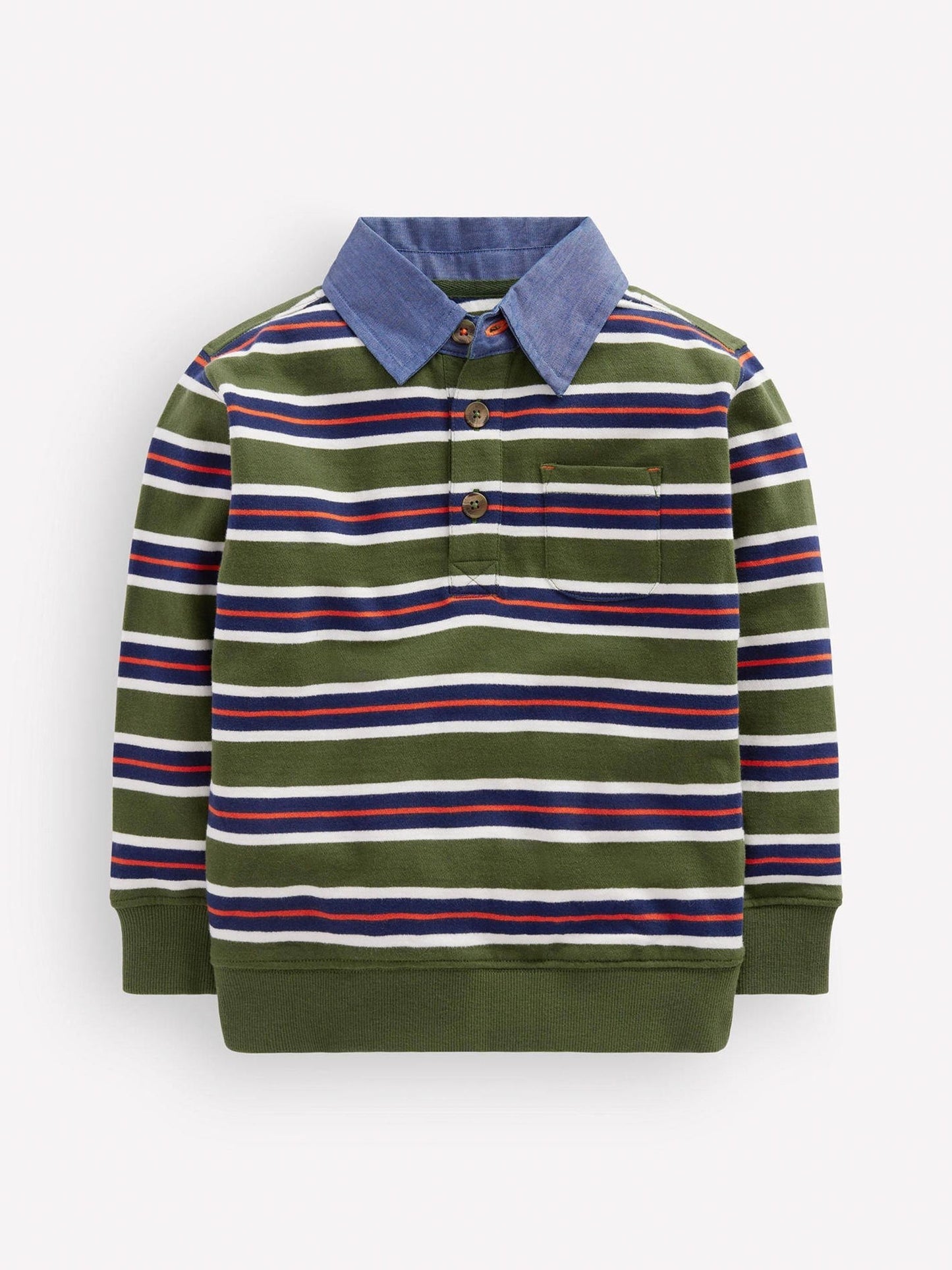 Dsiney Kidz - Boden Green Smart Collared Sweatshirt image 1