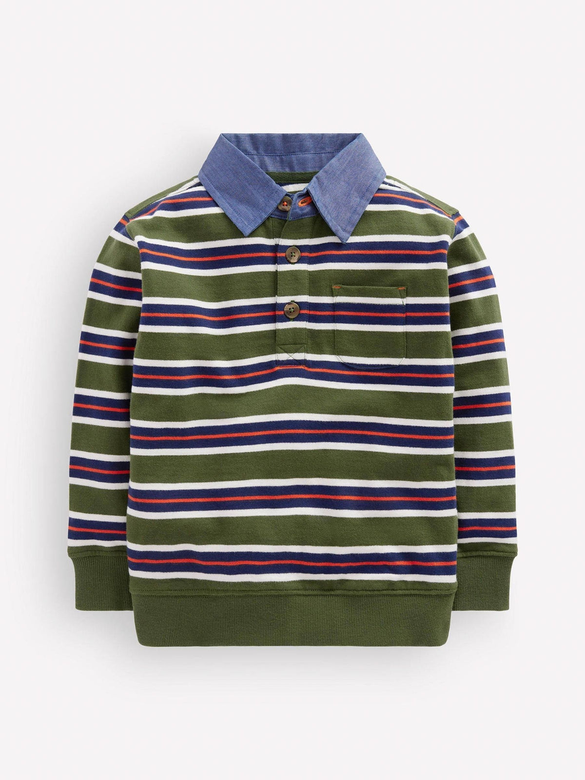 Dsiney Kidz - Boden Green Smart Collared Sweatshirt image 1