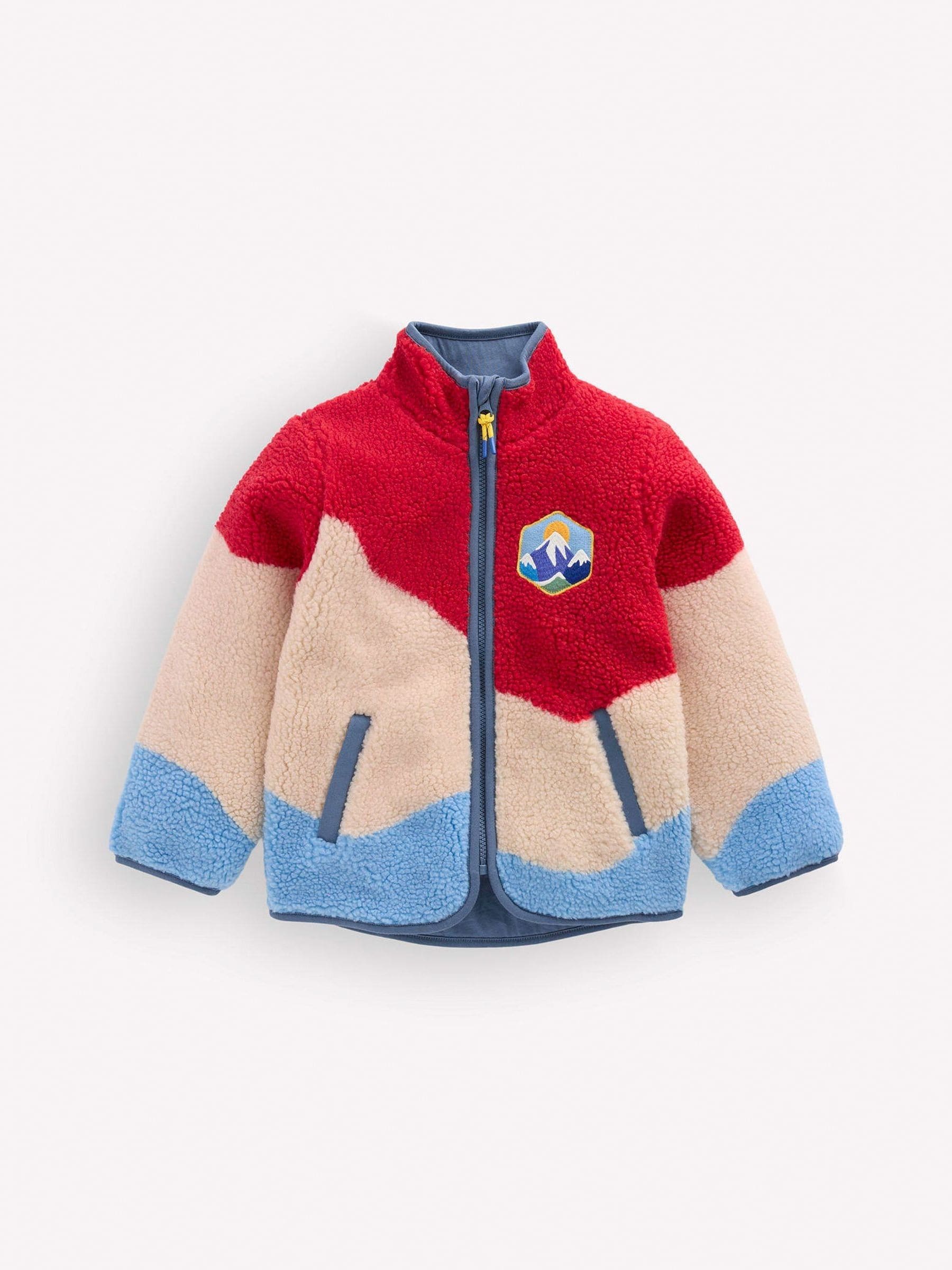 Dsiney Kidz - Boden Orange Cosy Borg Jacket image 1