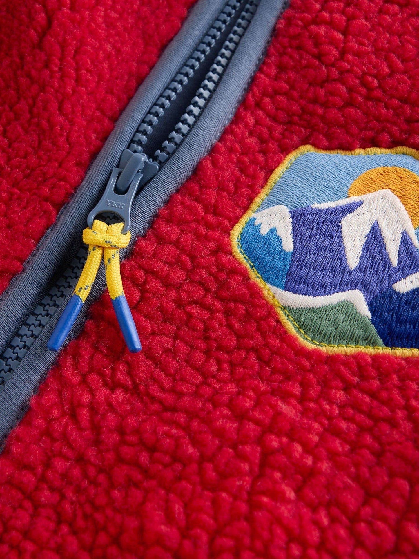 Dsiney Kidz - Boden Orange Cosy Borg Jacket image 3