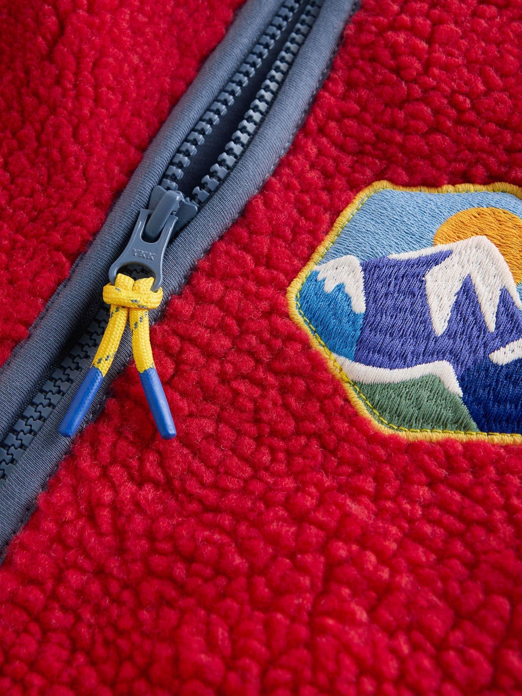 Dsiney Kidz - Boden Orange Cosy Borg Jacket image 3