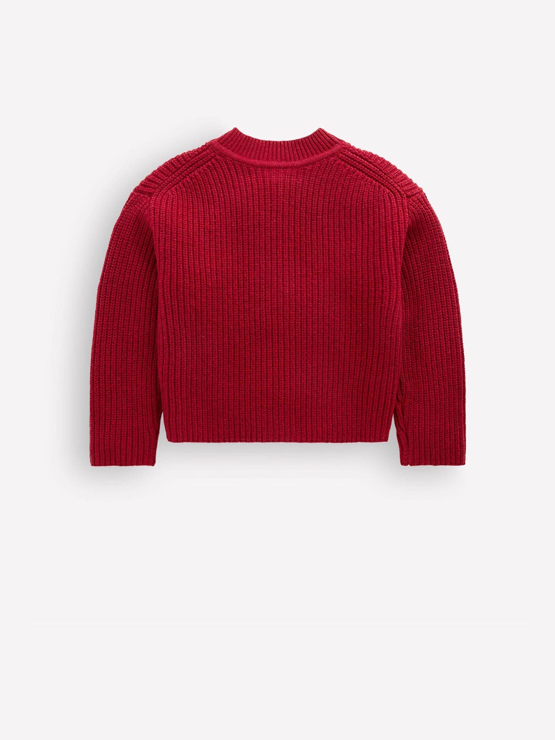 Dsiney Kidz - Boden Red Chunky Everyday Cardigan image 2