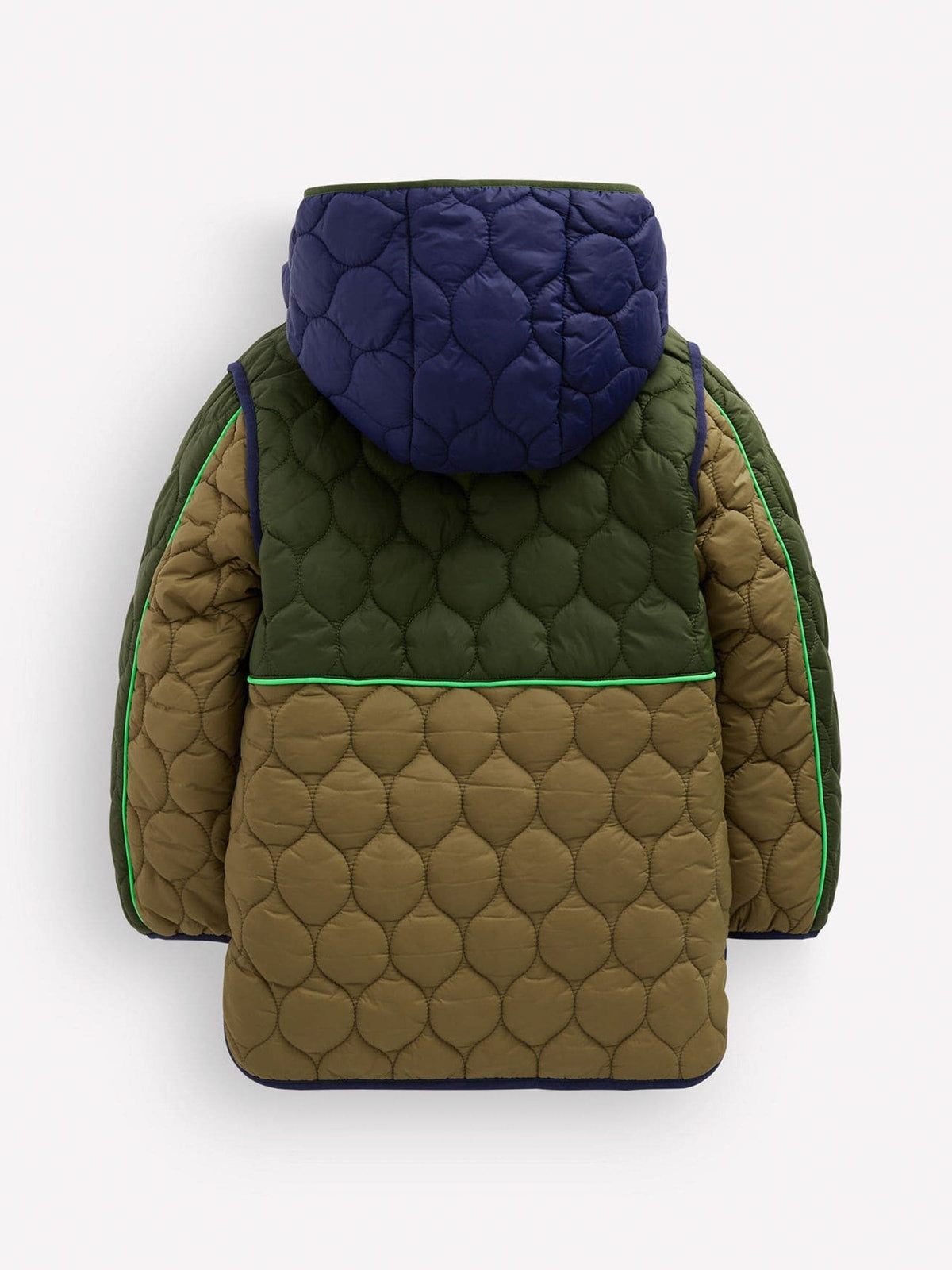 Dsiney Kidz - Boden Green Onion Quilted Coat image 6