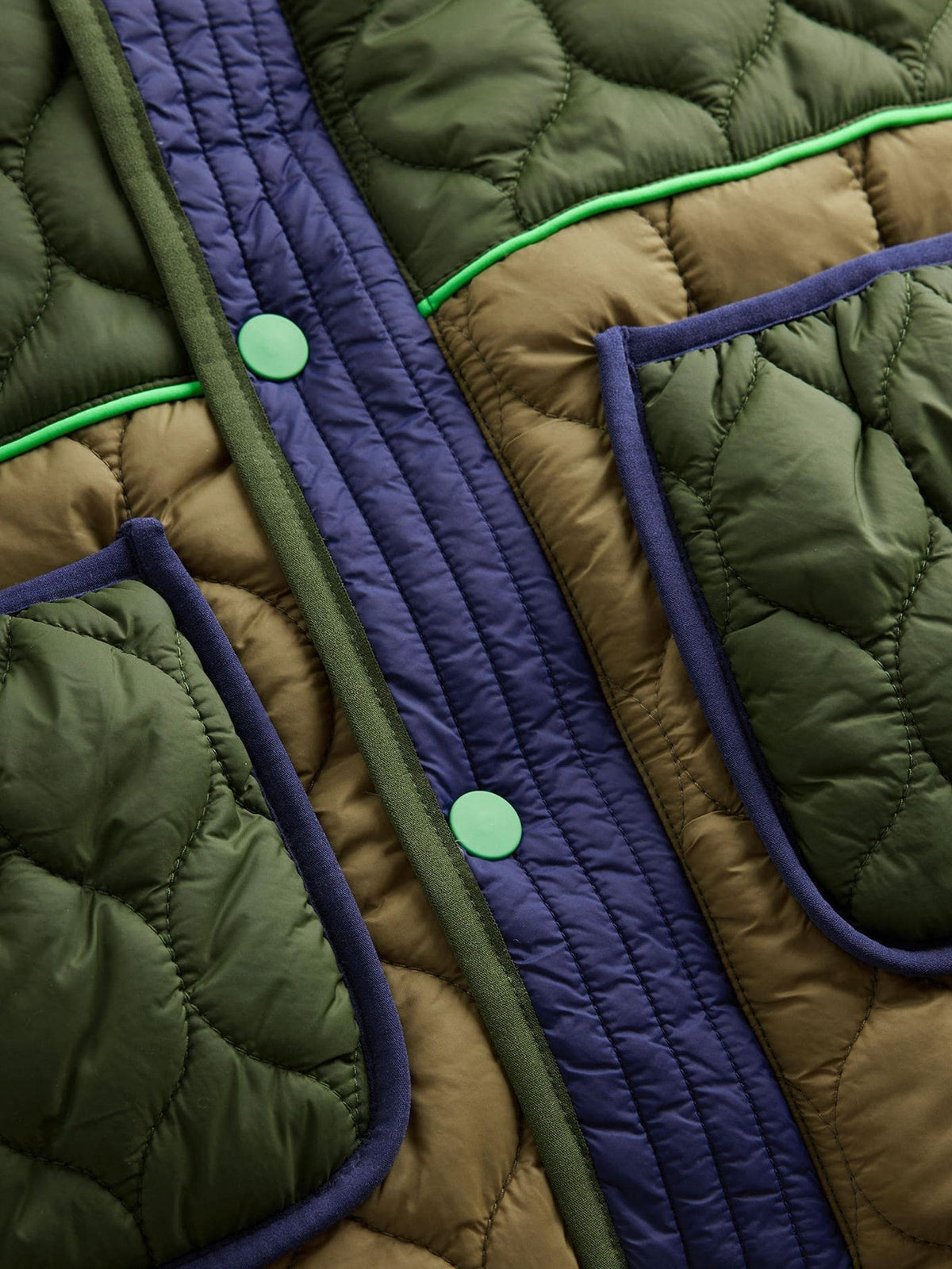 Dsiney Kidz - Boden Green Onion Quilted Coat image 7