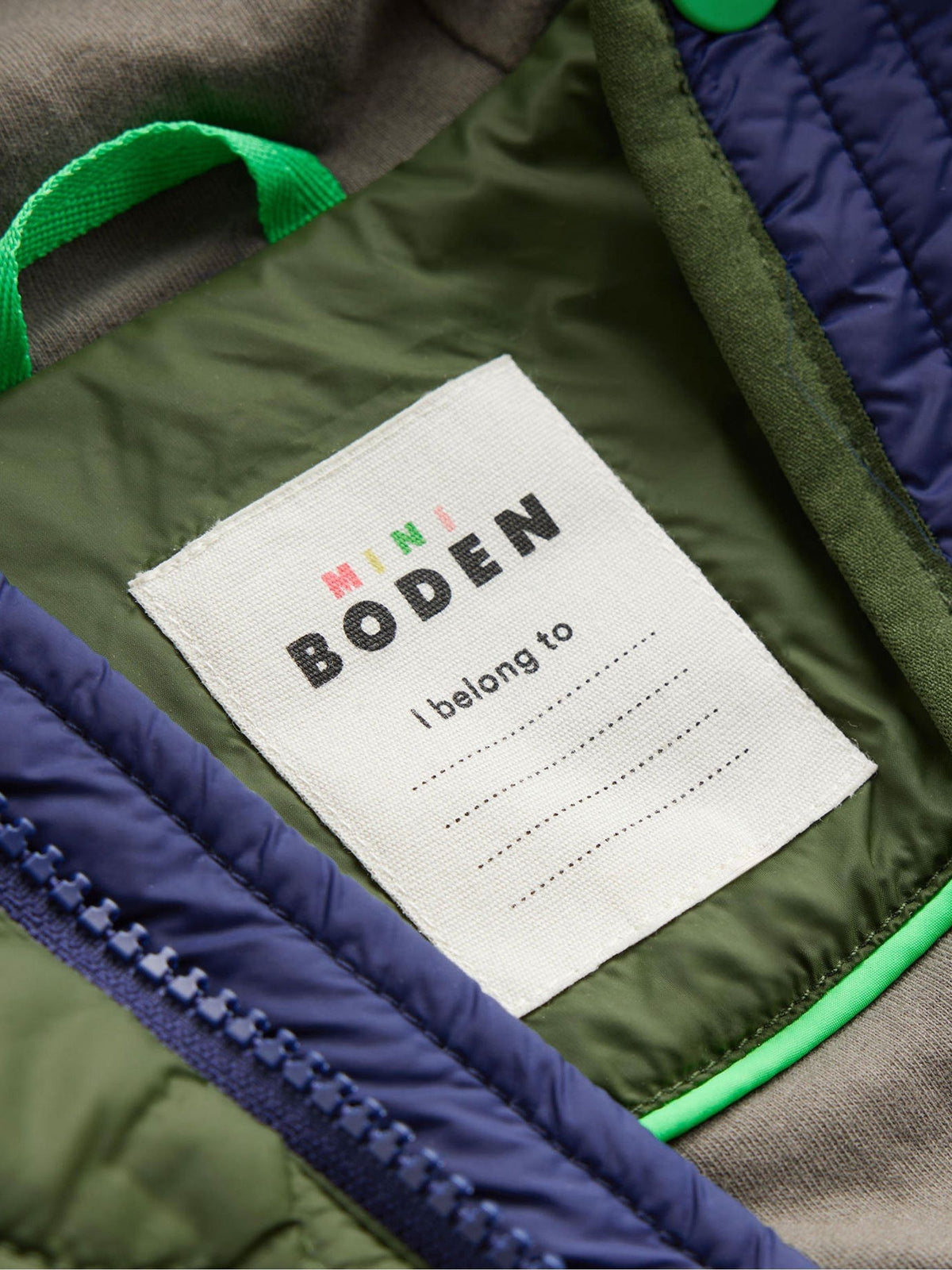 Dsiney Kidz - Boden Green Onion Quilted Coat image 8