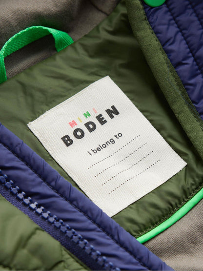 Dsiney Kidz - Boden Green Onion Quilted Coat image 8