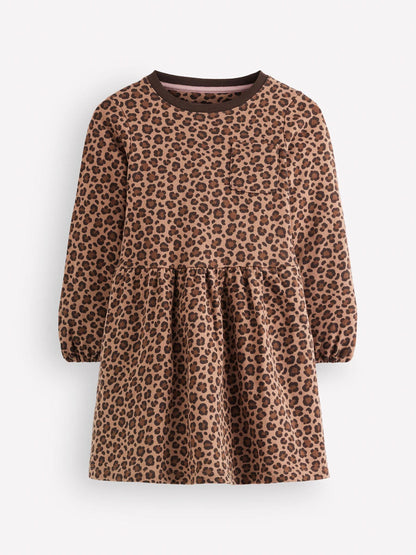 Dsiney Kidz - Boden Brown Minna Sweatshirt Dress image 1