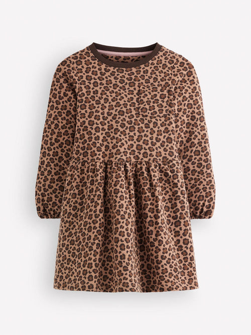 Dsiney Kidz - Boden Brown Minna Sweatshirt Dress image 1