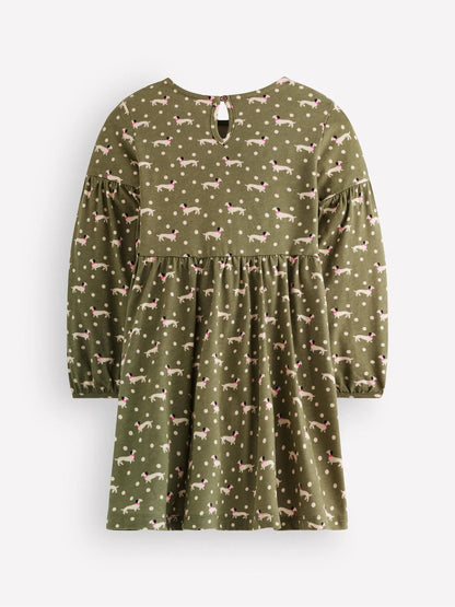 Dsiney Kidz - Boden Green Madeline Blouson Sleeve Dress image 2
