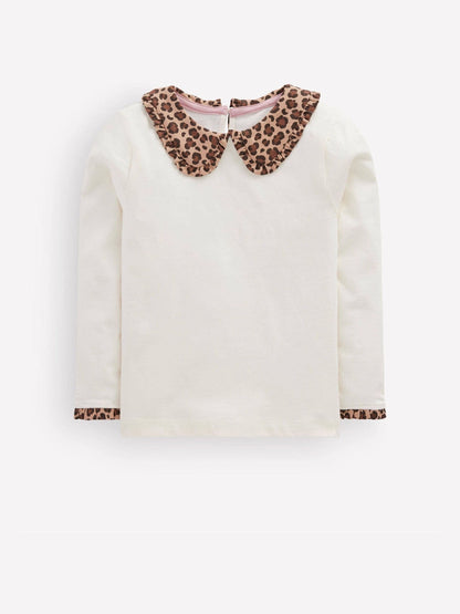 Dsiney Kidz - Boden Cream Collared Breton Jersey Top image 1