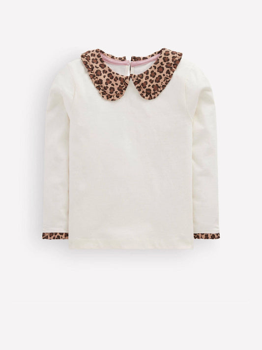 Dsiney Kidz - Boden Cream Collared Breton Jersey Top image 1