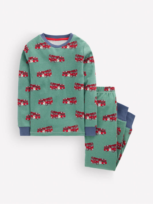 Boden Dark Green Snug Long heart John Pyjamas - image 1