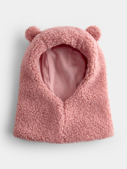 Jojo Maman Bébé Pink Bear Borg Balaclava Hat - image 1