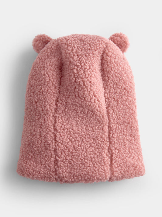 Jojo Maman Bébé Pink Bear Borg Balaclava Hat - image 2