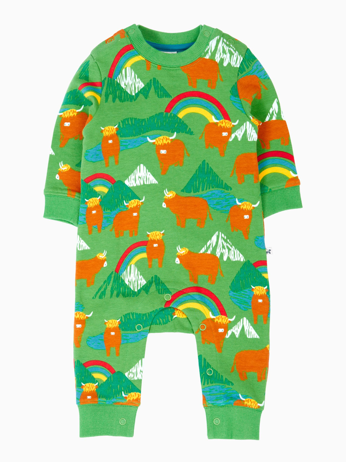 Dsiney Kidz - Frugi Green Kenwyn Romper image 1
