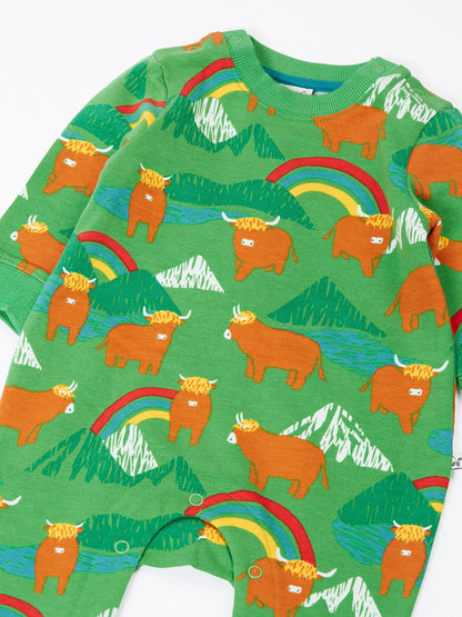 Dsiney Kidz - Frugi Green Kenwyn Romper image 2