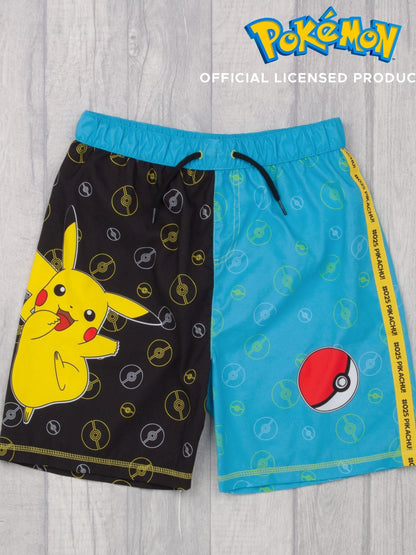 Dsiney Kidz - Vanilla Underground Black Pokemon Licensing Swim Shorts image 2