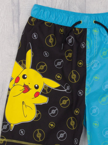 Dsiney Kidz - Vanilla Underground Black Pokemon Licensing Swim Shorts image 3