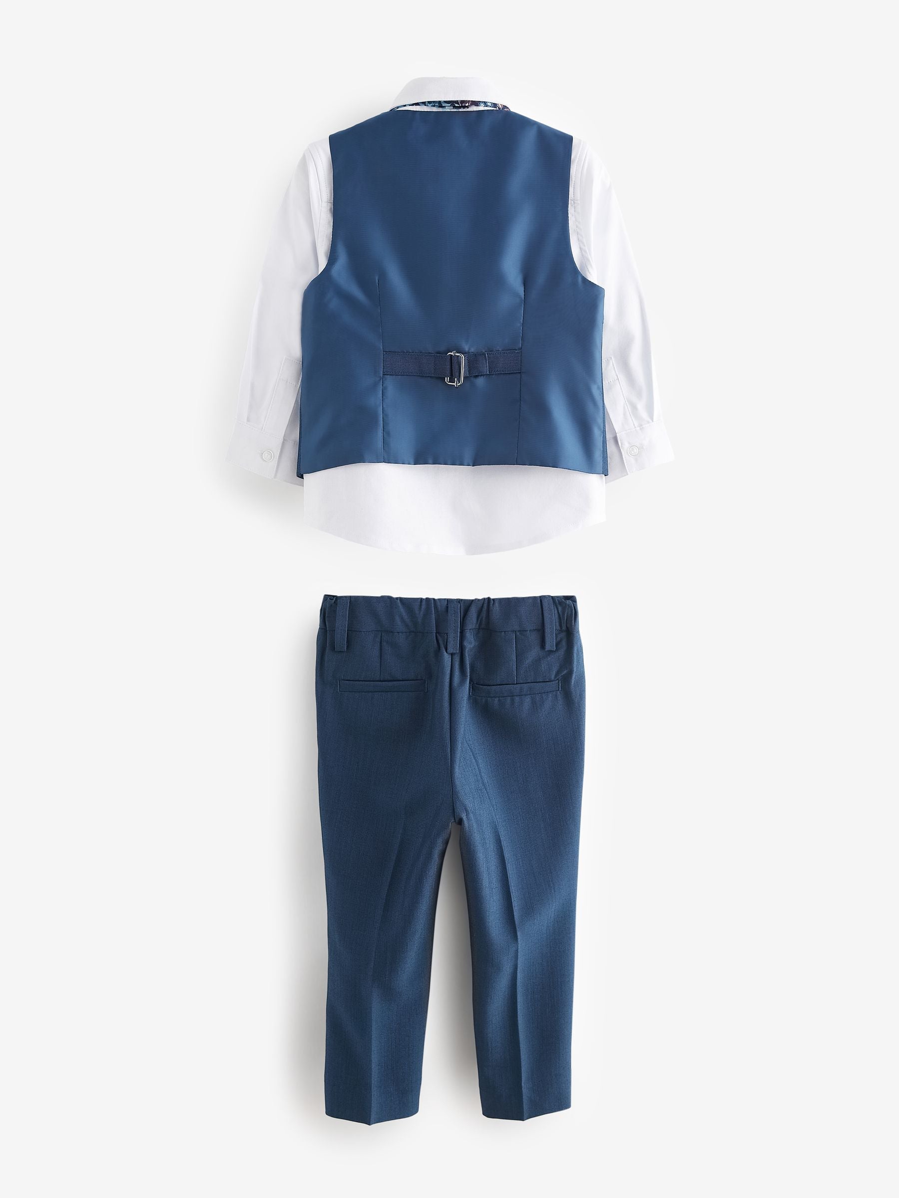 Dsiney Kidz - Blue Waistcoat, Shirt & Trouser Set Waistcoat, Shirt, Trousers & Bowtie Set (3mths-9yrs) image 7