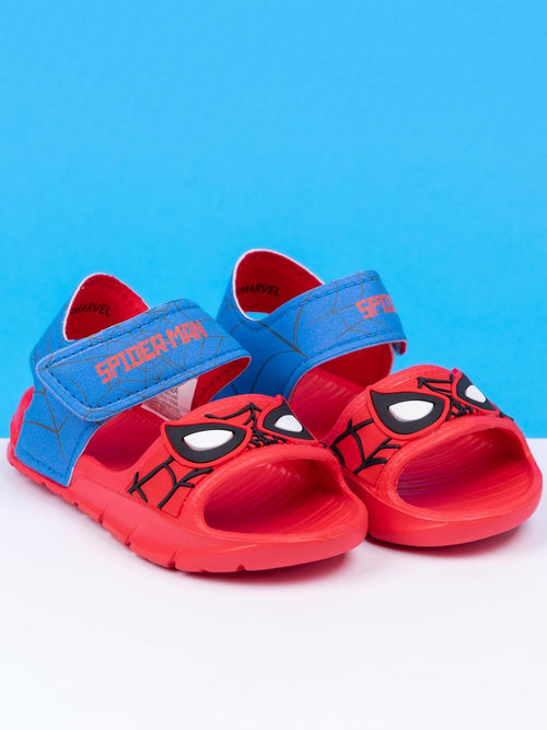 Vanilla Underground Red Kids Spiderman Character Sandals image 1